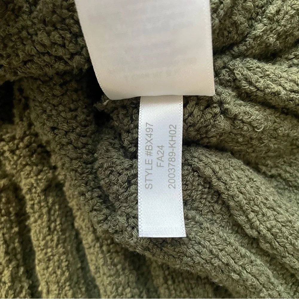 J.CREW Women's Army/olive Green Sweater Size Large Long Sleeve - Picture 5 of 5
